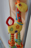 開(kāi)心美猴王（HAPPY MONKEY）嬰兒搖鈴安撫床鈴玩具車(chē)掛偶新生兒嬰兒床掛件布藝鈴鐺車(chē)載玩具 紅脖子長(cháng)頸鹿【搖鈴】 曬單實(shí)拍圖