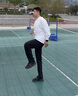 李寧紳適褲馬龍同款丨榮耀系列通勤褲商務(wù)褲秋季防曬針織運動(dòng)褲男直筒 【加絨款】直筒-黑色901-2 XL 曬單實(shí)拍圖