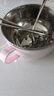 滿(mǎn)朝佳美樂(lè )蒂兒童吃飯碗不銹鋼帶蓋專(zhuān)用學(xué)生隔熱防燙家用手柄面湯碗餐具 曬單實(shí)拍圖
