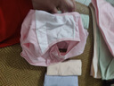 潔麗雅4條裝全棉內(nèi)襠7A抑菌女士內(nèi)褲女大碼親膚透氣提臀純棉短褲頭女生 豆沙/膚色/抹綠/粉色 4條 XL 【建議105斤-120斤】 曬單實拍圖