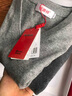 恒源祥羊絨衫背心V領(lǐng)馬甲秋冬純色純山羊絨套頭保暖羊絨毛衣修身打底衫 淺灰 2XL (175) 曬單實(shí)拍圖
