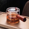 日本進口品質(zhì)側(cè)把茶壺玻璃煮茶器電陶爐耐高溫泡茶壺木把單壺過濾 【加厚耐熱】茗香壺 550ml 曬單實拍圖