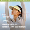 蕉下（beneunder）帽子女防曬帽遮陽帽運動戶外網(wǎng)球帽空頂帽DS566黑 曬單實拍圖