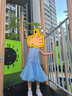 G.DUCKKIDS童裝愛莎公主裙女童連衣裙夏季2024新款兒童裙子時髦女孩生日禮物 掛脖款艾莎公主裙+1皇冠魔法棒-aqccmie 120 適合110-120cm年齡6-7歲 曬單實拍圖