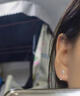 彩萊婭S999銀雪花耳釘女新款后掛式足銀養(yǎng)耳洞免摘耳環(huán)女士秋冬圣誕耳飾 S999銀雪花耳釘(兩只價(jià)) 足銀 曬單實(shí)拍圖