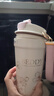 杯具熊（BEDDYBEAR）雙飲咖啡保溫杯帶吸管水杯高顏值禮品杯便攜車(chē)載杯子500ml枝頭歡 曬單實(shí)拍圖