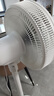 美的（Midea）電風扇家用7葉落地扇搖頭電風扇循臥室宿舍輕音風扇臺式桌面小型風扇臺地兩用升級款 白色丨7葉臺地兩用 曬單實拍圖