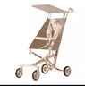 遛娃神器超輕便可折疊口袋傘車(chē)旅行車(chē)嬰兒輕便小巧溜娃神器手推車(chē) 卡其色【可上飛機-一鍵收車(chē)】 曬單實(shí)拍圖