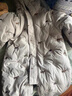 乖奇熊三防嬰幼兒羽絨服連體衣秋冬季保暖防風(fēng)寶寶連帽哈衣鴨絨秋冬裝 淡米灰/叢林派對(duì) 90cm 曬單實(shí)拍圖