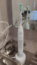 飛利浦（PHILIPS）【肖戰(zhàn)推薦】電動牙刷鉆石3系 七夕情人節(jié)禮物 情侶送男生女友 微泡水流HX5181/01皓月白 國家補貼 曬單實拍圖