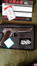 八代AQK1911成人玩具槍鋁合金bb全金屬手槍黃河牌發(fā)射器科教模型 8.0AQK1911（鎢鋼色）六件套 曬單實(shí)拍圖