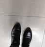 孚尼奴商務(wù)正裝皮鞋男韓版青年百搭休閑英倫系帶男結(jié)婚鞋潮 經(jīng)典黑色 鞋底有升級(jí) 42 曬單實(shí)拍圖