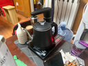 益茶福全自動上水電熱水壺茶臺燒水壺飲水燒水一體機304食品級不銹鋼單壺煮茶壺保溫泡茶壺開水壺煲水壺 CD-S05食品級304不銹鋼黑色 1.2L 曬單實拍圖