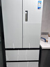 美的（Midea）M60系列520純平全嵌法式多門四開門家用冰箱超薄雙系統(tǒng)循環(huán)大容量無霜BCD-520WUFPZM(E)白國家補貼 曬單實拍圖