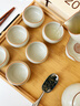 京器汝窯茶具套組家用泡茶壺茶杯陶瓷2025新款送長(cháng)輩禮盒 皮盒米黃汝窯大西施壺9頭套裝 曬單實(shí)拍圖