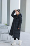高梵黑金鵝絨服機能5.0八格2025新款男女同款加厚長(cháng)款保暖羽絨服外套 黑色 S 曬單實(shí)拍圖