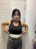 雅鹿2件裝保暖背心女加厚加絨打底衫秋冬季內搭加大碼保暖吊帶上衣 【粉+膚】2件裝 L (建議90-120斤) 曬單實(shí)拍圖