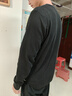 優(yōu)衣庫男裝女裝情侶華夫格亨利領(lǐng)套頭衫長(cháng)袖T恤25秋冬新款479784 09 黑色 L 曬單實(shí)拍圖
