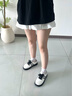 環(huán)球2025爆款學院百搭春夏新款vibe風板鞋女透氣輕便原創(chuàng)小眾潮流 曬單實拍圖