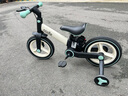 納豆（nadle）nadle納豆兒童自行車平衡車二合一多功能可折疊腳踏車滑行車童車 橄欖綠基礎(chǔ)款 12寸(建議身高105以下購買) 曬單實(shí)拍圖