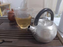九土功夫茶具復古泡茶壺圍爐刷銀釉壺景德鎮小陶壺泡陳皮日式茶器 凝霜茶壺【送禮盒禮袋】 曬單實(shí)拍圖