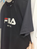 FILA斐樂官方T恤情侶款短袖衫2025春季新款休閑簡約純棉T恤男女 正黑色-BK L L （175/96A） 曬單實拍圖