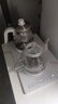 新功（SEKO）自動上水電熱水壺玻璃保溫茶臺燒水壺噴淋煮茶器花茶壺電茶壺W34 1L W34（37*20）底部上水蒸煮多功能電茶爐 曬單實拍圖