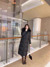 皮爾卡丹（pierre cardin）大毛領(lǐng)羽絨服女中長(cháng)款過(guò)膝2025新款冬裝時(shí)尚洋氣加厚外套 黑色配棕黃色毛領(lǐng) 2XL 135-150斤 曬單實(shí)拍圖
