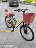 鳳凰（Phoenix）新國標電動(dòng)自行車(chē)成人鋰電池電動(dòng)車(chē)男女士小型電瓶車(chē)長(cháng)續航電動(dòng)助力自行車(chē) L8米色/速度傳感/單速/24寸輻條輪 6AH電動(dòng)續航18公里 曬單實(shí)拍圖