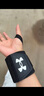 安德瑪（Under Armour）健身護腕【2只】臥推俯臥撐運動(dòng)加壓網(wǎng)排羽毛球腱鞘炎手拉傷護具 曬單實(shí)拍圖