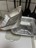 美進家（MEIJINJIA）空氣炸鍋錫紙碗50只食品級鋁箔盤加厚空氣炸鍋專用紙墊方形錫紙盒 曬單實拍圖