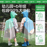 kocotreekk樹兒童雨衣帶書包位男女童寶寶雨披小學生上學專用 曬單實拍圖