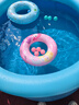 吉龍充氣游泳池嬰兒童家用加厚成人超大型戶(hù)外庭院寶寶小孩圓形戲水池 寬180*高73cm標準套餐 曬單實(shí)拍圖