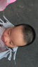 usbeesbaby清涼一夏嬰兒背帶M坐姿護(hù)髖四季通用透氣網(wǎng)面外出抱娃神器 銀漸灰冰絲棉JDQ 曬單實(shí)拍圖
