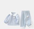 DUUDUU童裝女童套裝秋季衣服兒童春款長袖襯衫寶寶外穿長褲子 小兔 110 曬單實(shí)拍圖