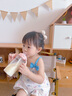 Bellesion直飲吸管奶瓶一歲以上2歲3歲-6歲寶寶ppsu防摔防漏喝奶喝水學(xué)飲杯 粉色 330ml 【2吸嘴+1直管+2刷】 曬單實(shí)拍圖