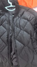 雪中飛短款羽絨服女棒球領(lǐng)2025春季新款時(shí)尚休閑簡(jiǎn)約百搭夾克外套 黑色 L 曬單實(shí)拍圖