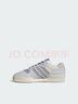 adidas RIVALRY LOW休閑籃球運(yùn)動(dòng)板鞋女子阿迪達(dá)斯官方三葉草   粉白/銀灰紫羅蘭/符點(diǎn)灰   36 曬單實(shí)拍圖