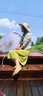 LZJV防曬帽子女沙灘草帽絲帶珍珠遮陽(yáng)帽透氣大沿太陽(yáng)帽夏季新款防紫外 珍珠飄帶米色一頂 曬單實(shí)拍圖