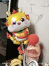 多美憶周歲生日布置抓周用品男寶女寶一周歲氣球兒童裝飾龍寶桌飄一對 曬單實(shí)拍圖