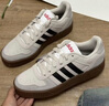 adidas「小鋸齒」D-PAD CLASSIC休閑美高風(fēng)復(fù)古籃球板鞋阿迪達(dá)斯 淺灰/黑色/淺猩紅   38 曬單實(shí)拍圖