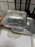 美進家（MEIJINJIA）空氣炸鍋錫紙碗50只食品級鋁箔盤加厚空氣炸鍋專用紙墊方形錫紙盒 曬單實拍圖