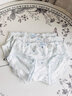 內小伴4條女士?jì)妊澕兠?A抑菌100%全棉襠甜美日系少女蕾絲內褲XL 曬單實(shí)拍圖