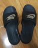 耐克男子緩震休閑一字拖秋季室內(nèi)拖鞋官方NIKE VICTORI CN9675 006黑/金屬色/黑 41 曬單實(shí)拍圖