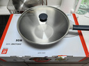 雙立人（ZWILLING）不銹鋼炒鍋抗黃無涂層電磁爐通用SILVER 銀光系列家用炒菜鍋30cm 曬單實(shí)拍圖