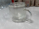 富光花茶杯 男女士茶水分離杯子 雙層辦公泡茶玻璃杯帶把高硼硅水杯 曬單實拍圖