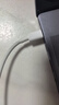 華為（HUAWEI）6A數(shù)據(jù)線充電線 USBType-C轉(zhuǎn)USBType-C/線長(zhǎng)1.8m/高品質(zhì)線芯原裝 白色CC800 曬單實(shí)拍圖