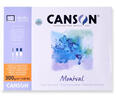 康頌（CANSON）夢(mèng)法兒300g水彩本四面封膠水粉彩鉛畫(huà)本中粗美術(shù)生水彩畫(huà)專(zhuān)業(yè)練習紙風(fēng)景寫(xiě)生繪畫(huà)本 240*320mm/A4+ 300g 12張 曬單實(shí)拍圖
