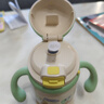 babycare小企鵝兒童保溫杯嬰幼兒寶寶保溫奶瓶水壺學飲直飲吸管杯兒童水杯 贈直通吸嘴- 把手款淺嗬綠 300ml 曬單實拍圖
