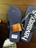 havaianas哈唯納Logomania男士?jī)捎猛闲獯┥碁┤俗滞锨閭H款涼拖 0555-靜謐藍(lán) 41-42 巴西碼 曬單實(shí)拍圖